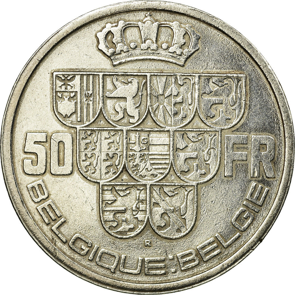 Coin, Belgium, 50 Francs, 50 Frank, 1940, AU(55-58), Silver, KM:121