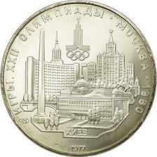 Coin, Russia, 5 Roubles, 1977, Saint-Petersburg, MS(65-70), Silver, KM:145