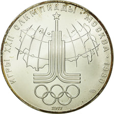 Moneta, Russia, 10 Roubles, 1977, Saint-Petersburg, BB, Argento, KM:150