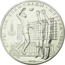 Coin, Russia, 10 Roubles, 1979, Saint-Petersburg, MS(65-70), Silver, KM:169