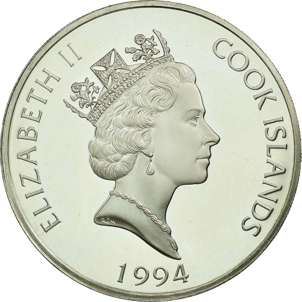 Coin, Cook Islands, Elizabeth II, 10 Dollars, 1994, Franklin Mint, USA