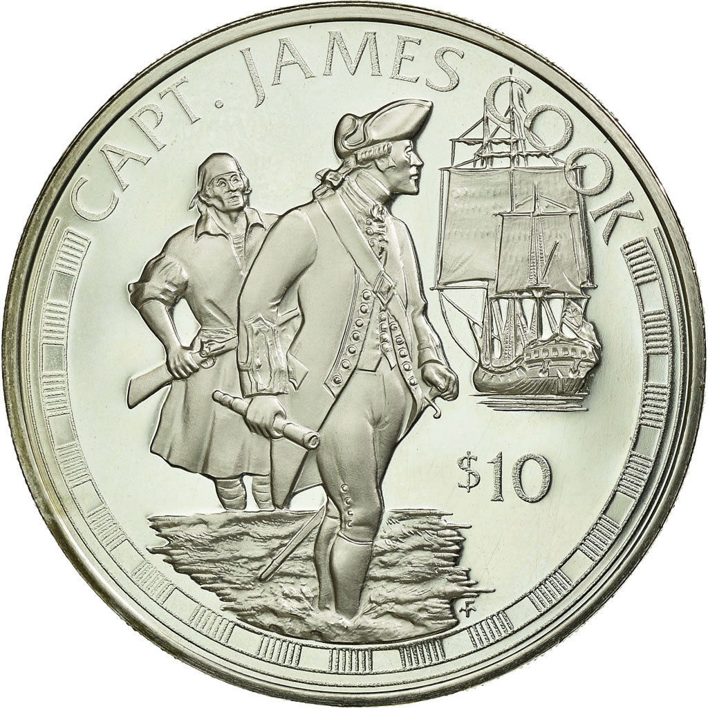 Coin, Cook Islands, Elizabeth II, 10 Dollars, 1994, Franklin Mint, USA