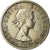 Monnaie, Grande-Bretagne, Elizabeth II, 1/2 Crown, 1957, TB, Copper-nickel