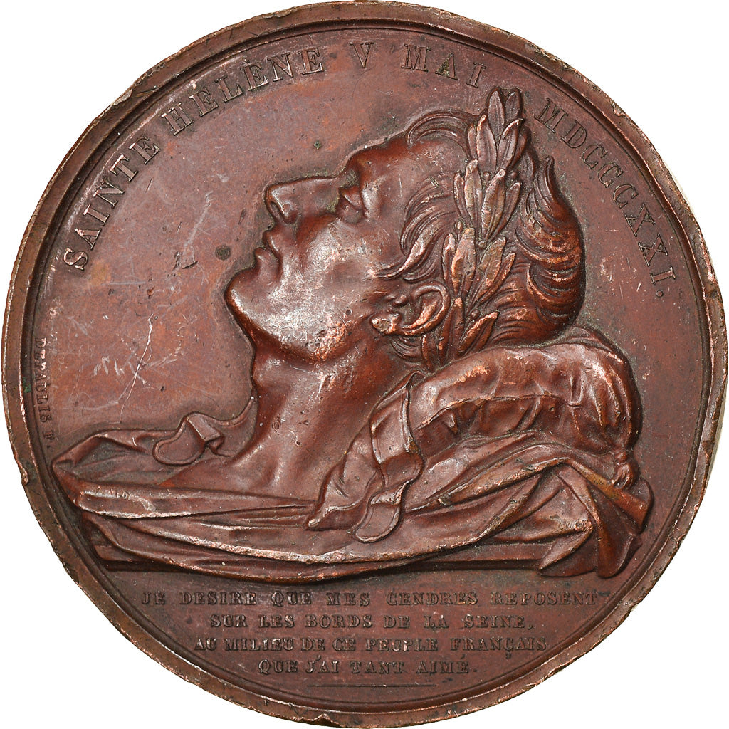 France, Medal, Napoléon Ier, Retour des Cendres, Passage à Rouen, History