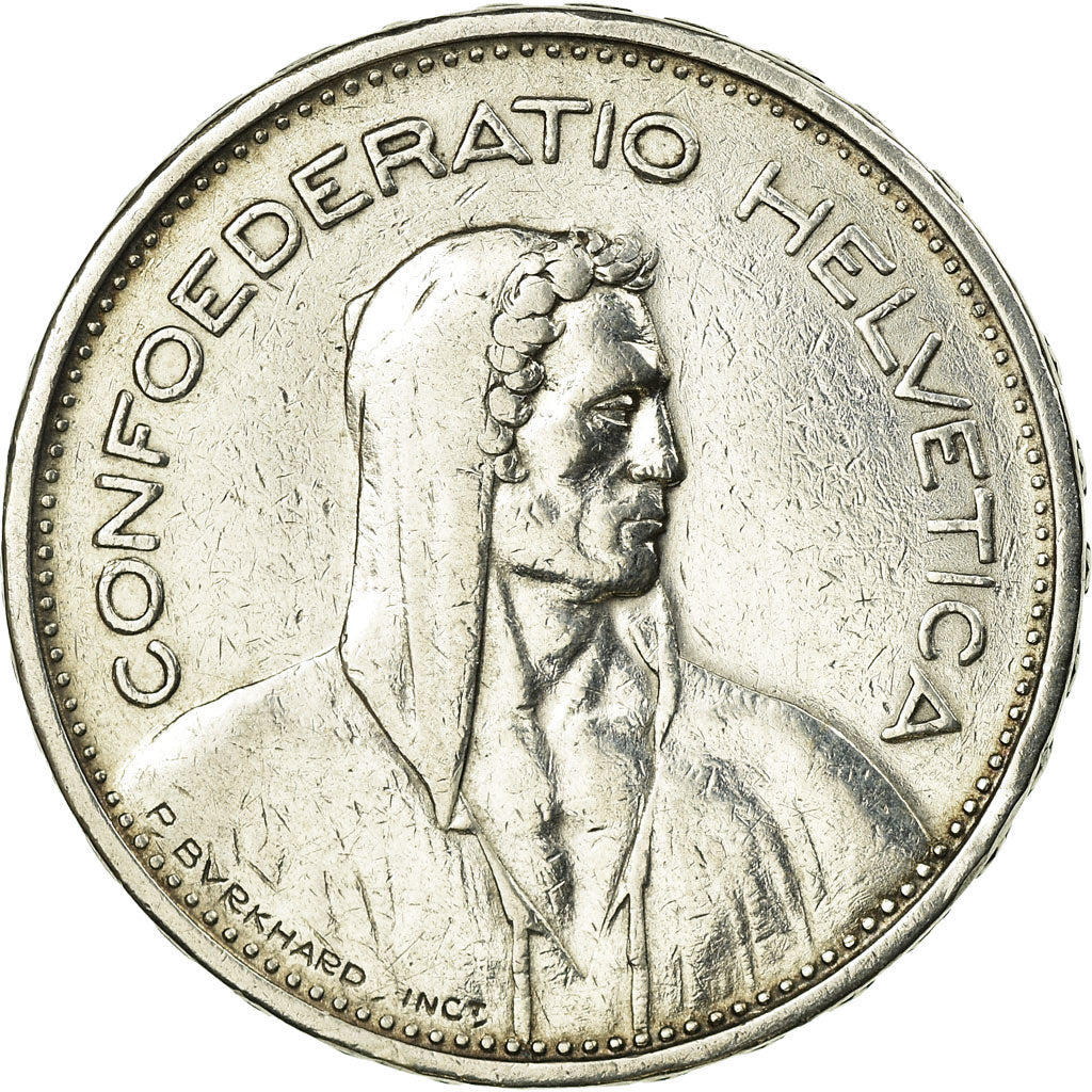Coin, Switzerland, 5 Francs, 1932, Bern, EF(40-45), Silver, KM:40
