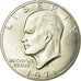 Coin, United States, Eisenhower Dollar, Dollar, 1971, U.S. Mint, San Francisco