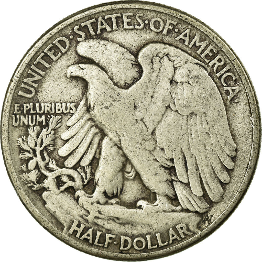Coin, United States, Walking Liberty Half Dollar, Half Dollar, 1944, U.S. Mint