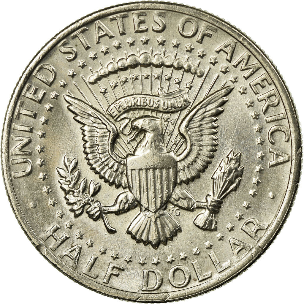 Coin, United States, Kennedy Half Dollar, Half Dollar, 1972, U.S. Mint