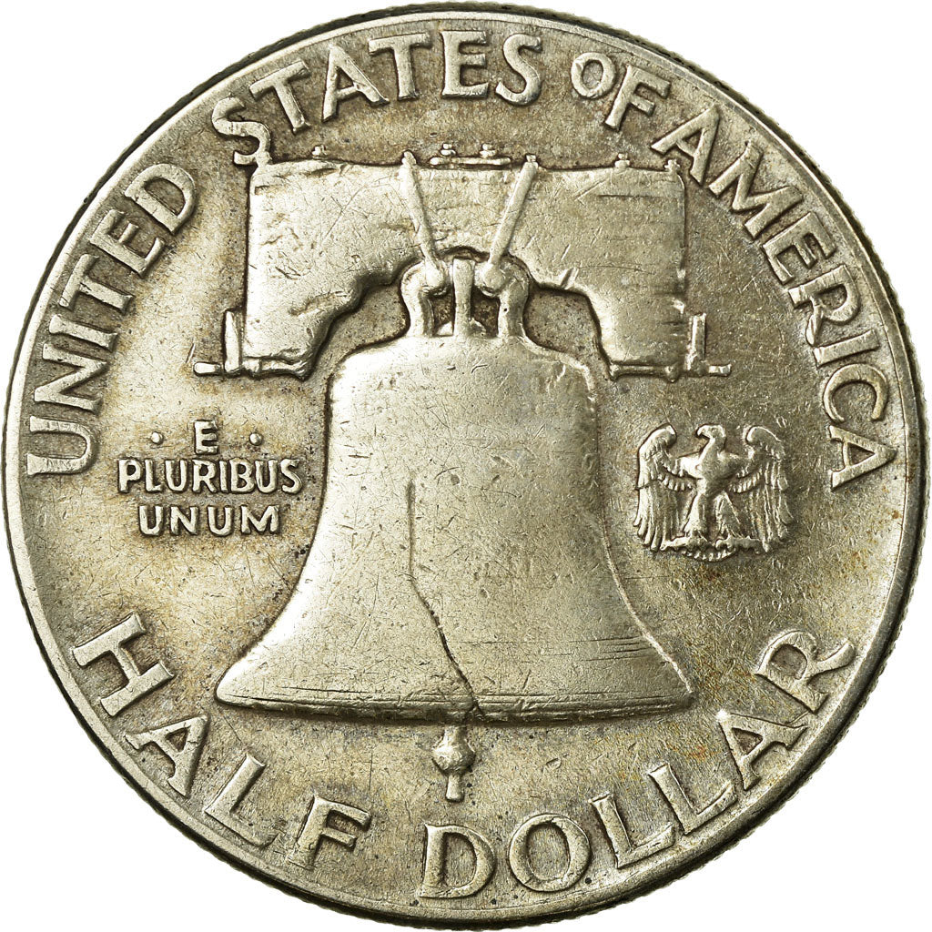 Coin, United States, Franklin Half Dollar, Half Dollar, 1948, U.S. Mint