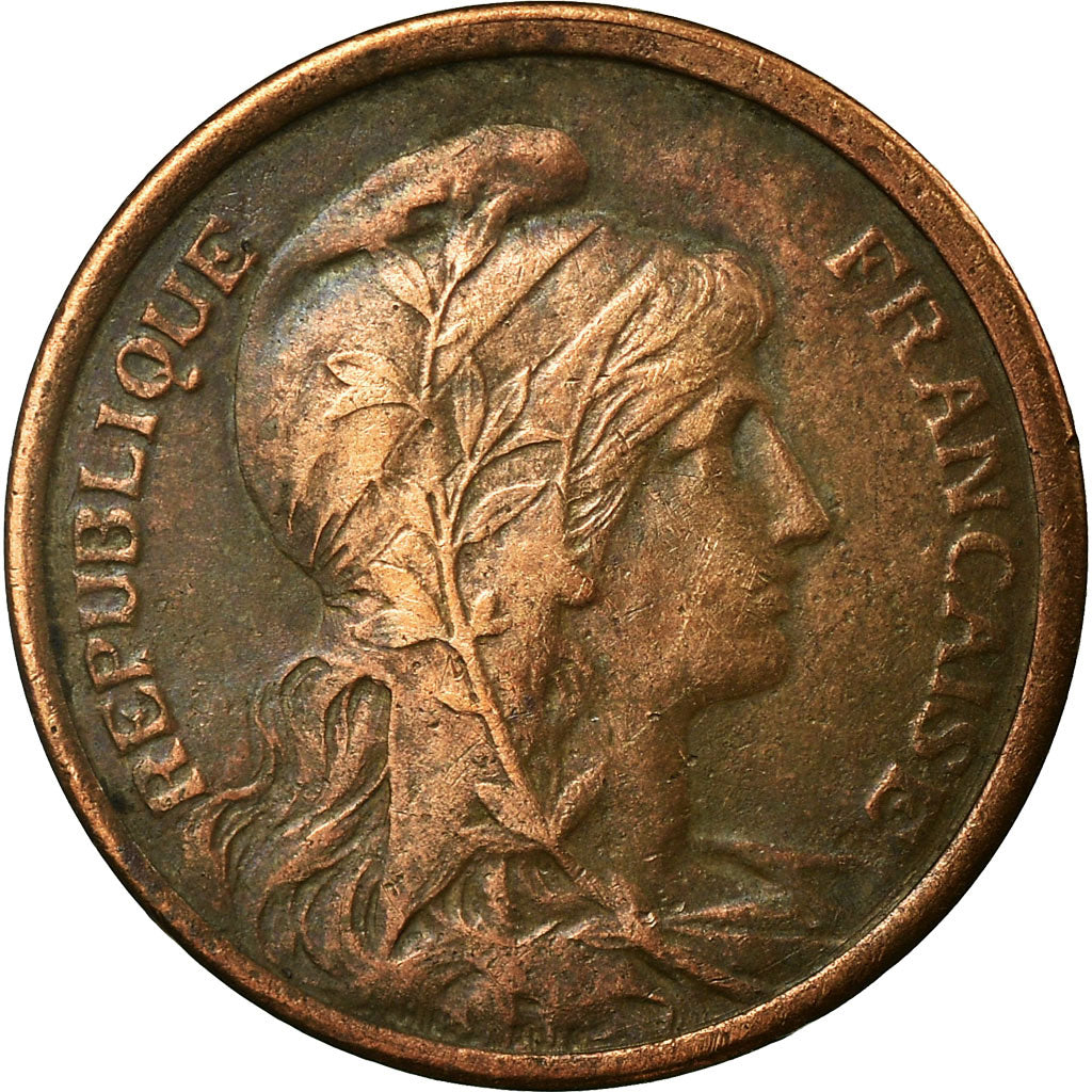 Moneta, Francia, Dupuis, Centime, 1912, Paris, MB+, Bronzo, KM:840