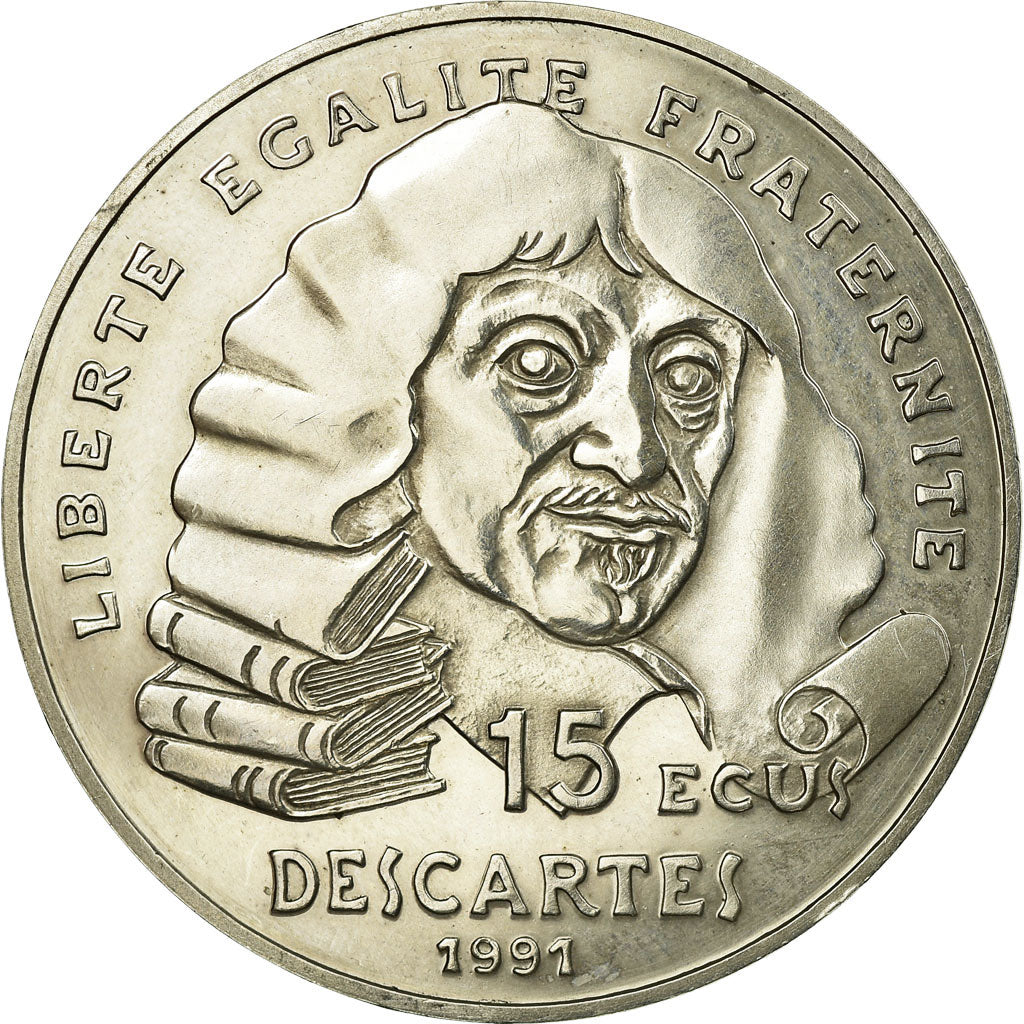 Moneta, Francia, 100 Francs-15 Ecus, 1991, SPL-, Argento, KM:1002, Gadoury:c24