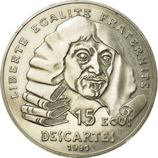 Moneta, Francia, 100 Francs-15 Ecus, 1991, SPL-, Argento, KM:1002, Gadoury:c24