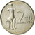 Munten, Slowakije, 2 Koruna, 2007, ZF, Nickel plated steel, KM:13