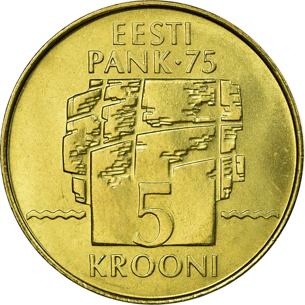 Coin, Estonia, 5 Krooni, 1994, EF(40-45), Aluminum-Bronze, KM:30
