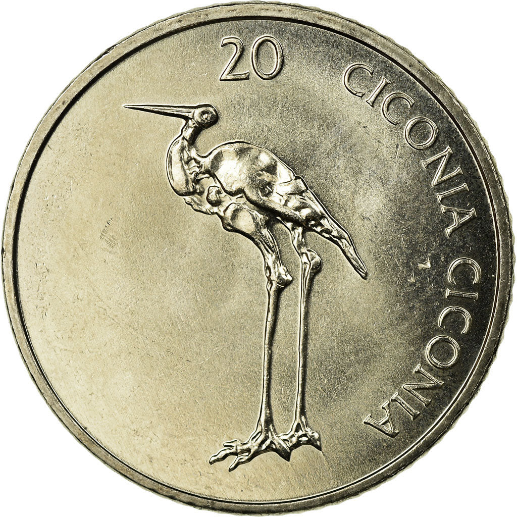 Moneda, Eslovenia, 20 Tolarjev, 2006, Kremnica, EBC, Cobre - níquel, KM:51