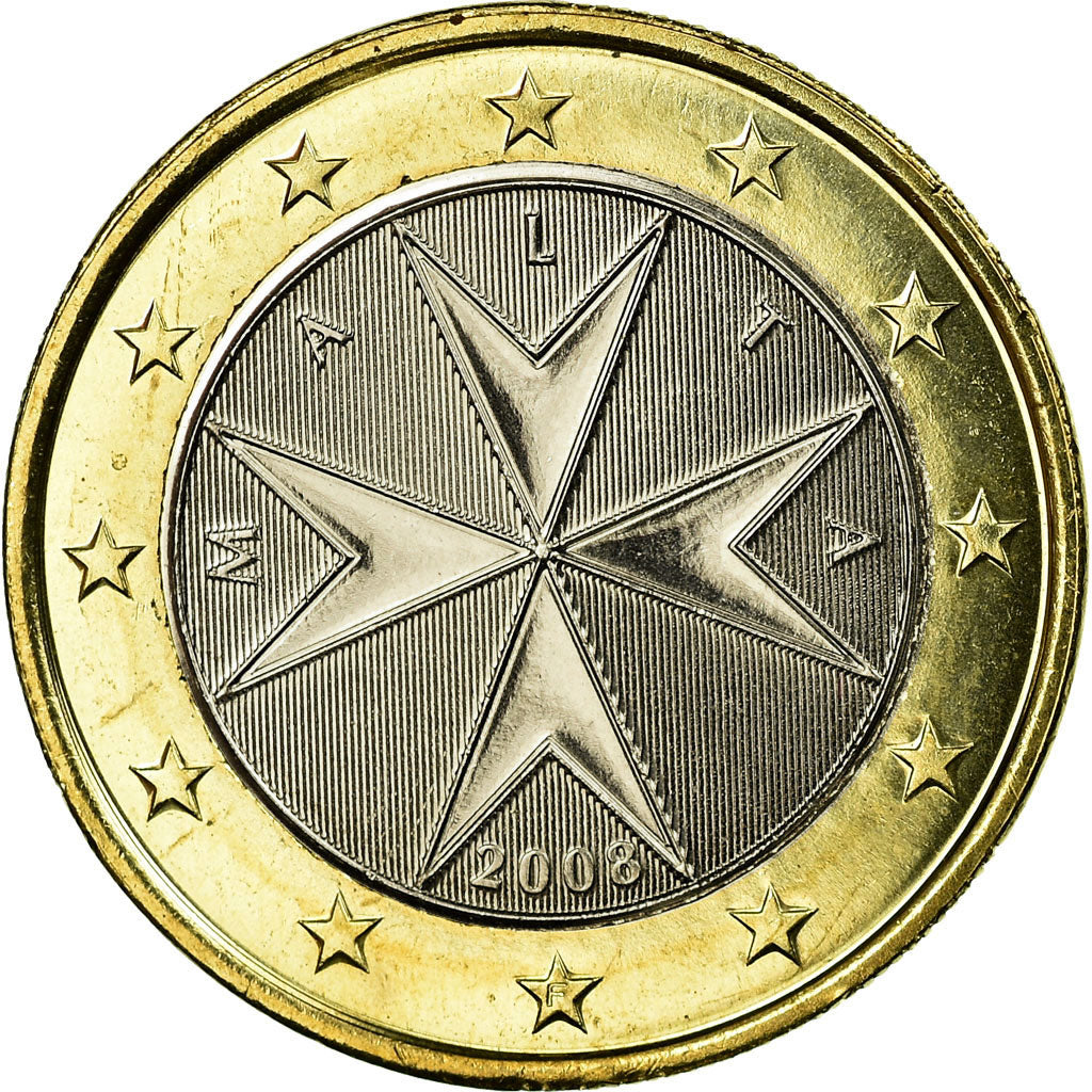 Malta, Euro, 2008, MS(65-70), Bi-Metallic, KM:131