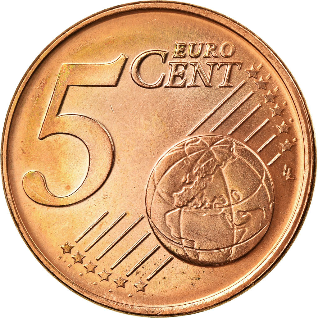 Greece, 5 Euro Cent, 2006, EF(40-45), Copper Plated Steel, KM:183