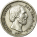Coin, Netherlands, William III, 5 Cents, 1863, EF(40-45), Silver, KM:91