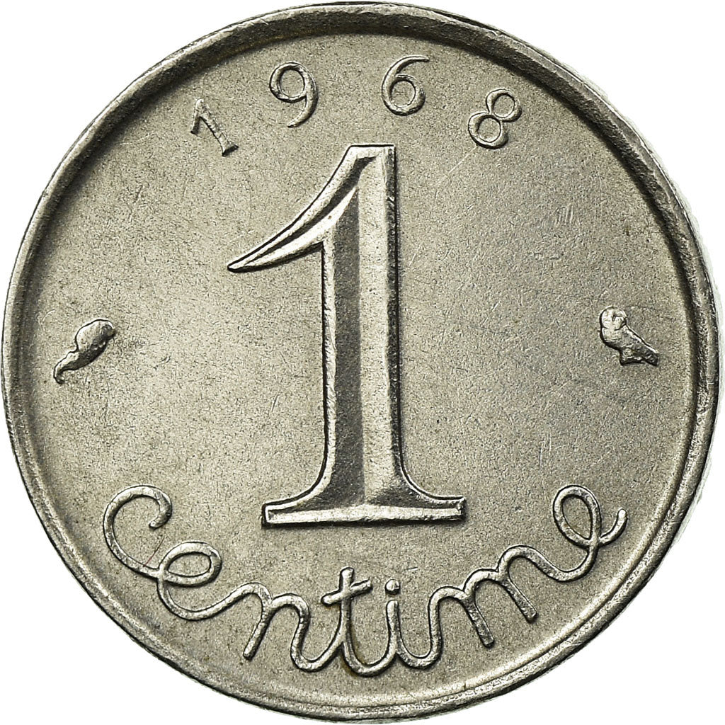 Moneta, Francia, Épi, Centime, 1968, Paris, BB, Acciaio inossidabile, KM:928