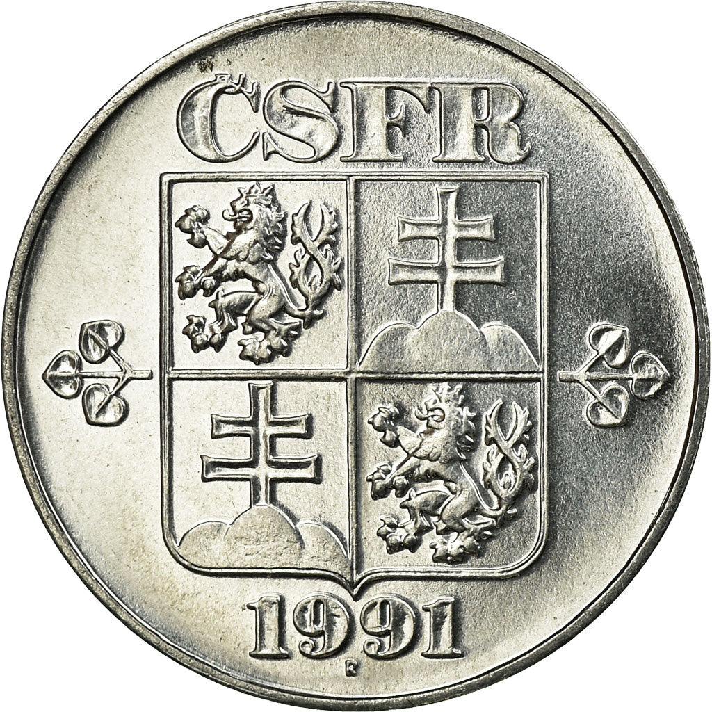 Coin, Czechoslovakia, 10 Haleru, 1991, MS(63), Aluminum, KM:146