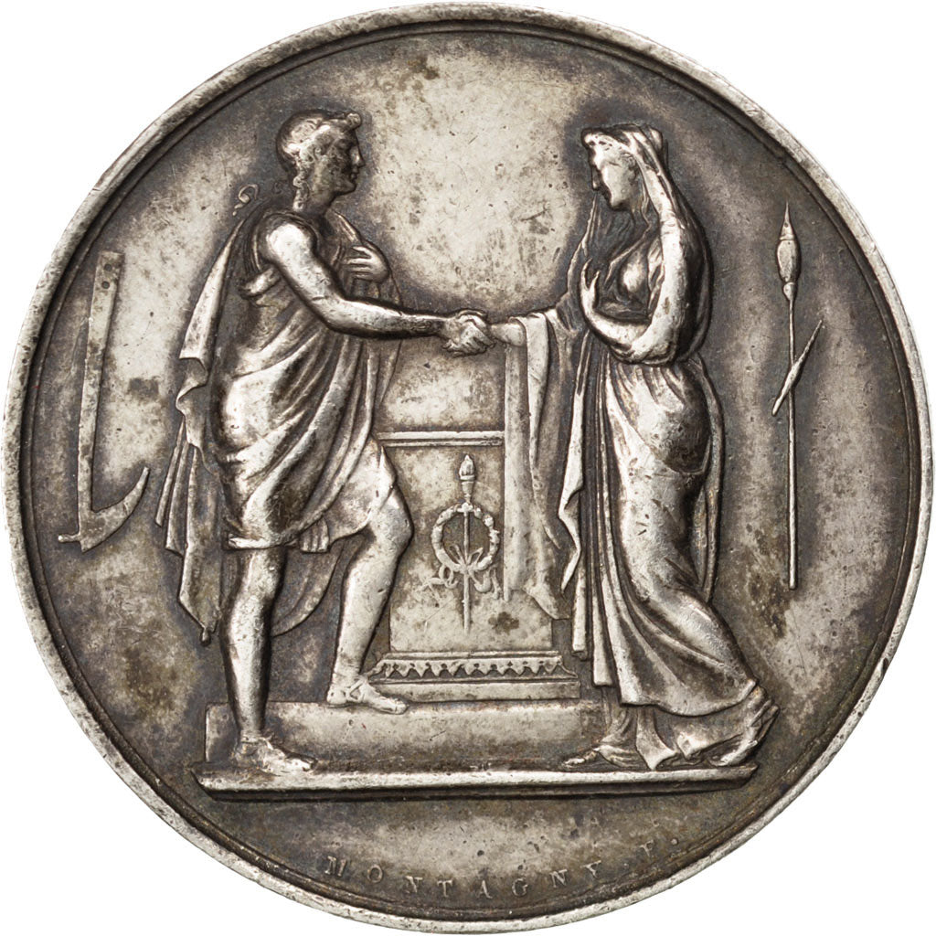 France, Medal, French Third Republic, Religions & beliefs, Montagny, TTB+