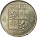 Coin, Czechoslovakia, 5 Korun, 1991, AU(55-58), Copper-nickel, KM:152