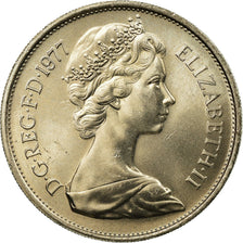 Coin, Great Britain, Elizabeth II, 10 New Pence, 1977, AU(55-58), Copper-nickel
