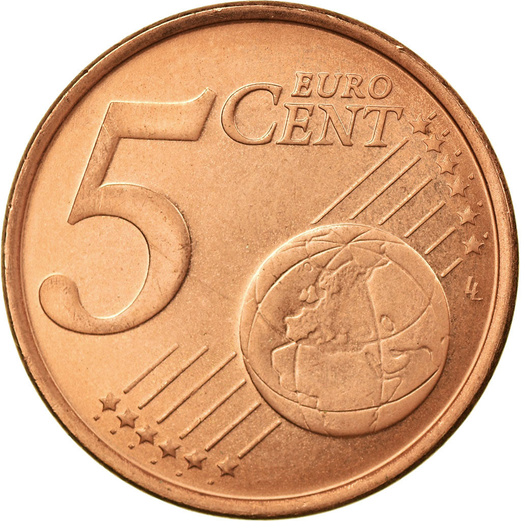 Moneda, Chipre, 5 Euro Cent, 2008, EBC, Cobre chapado en acero, KM:80