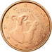 Moneta, Cypr, 2 Euro Cent, 2008, AU(55-58), Miedź platerowana stalą, KM:79