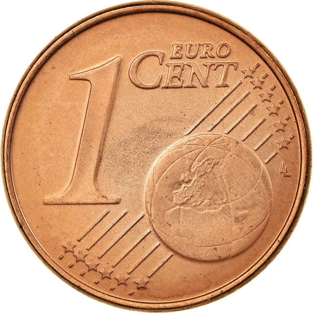 Coin, Cyprus, Euro Cent, 2008, AU(55-58), Copper Plated Steel, KM:78