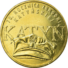 Monnaie, Pologne, 2 Zlote, 2010, Warsaw, SPL, Laiton, KM:721