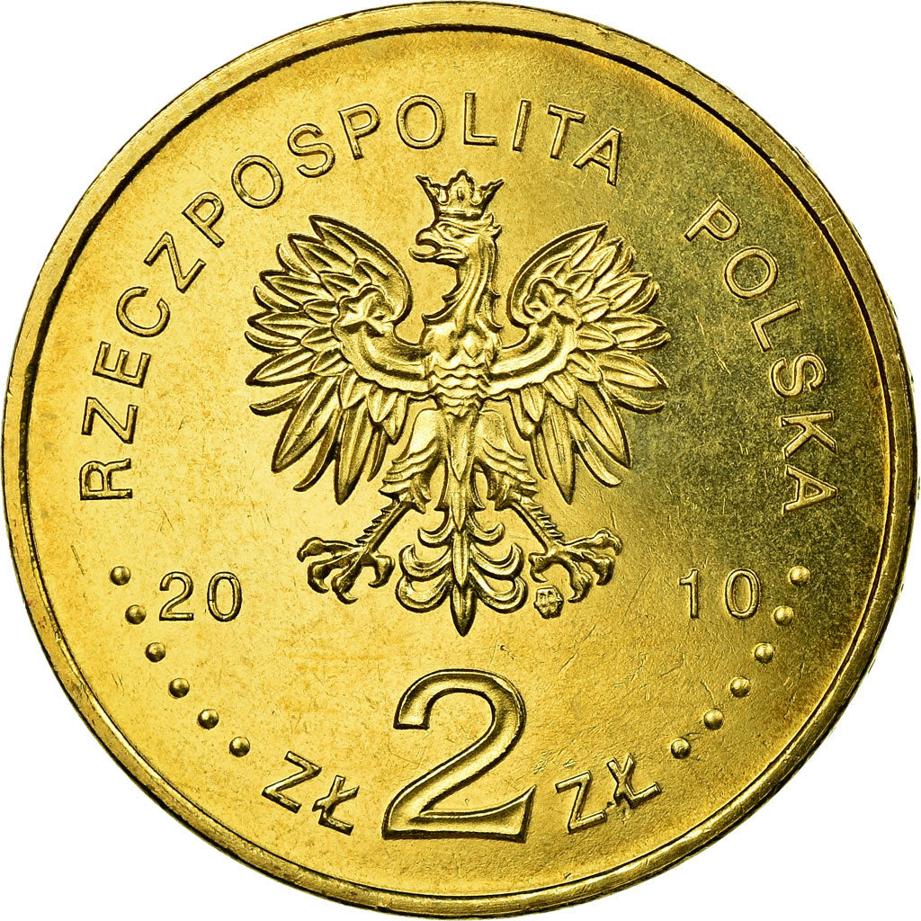 Monnaie, Pologne, 2 Zlote, 2010, Warsaw, SPL, Laiton, KM:721