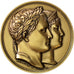 FRANCE, History, First French Empire, Medal, MS(65-70), Andrieu, Bronze, 41,...