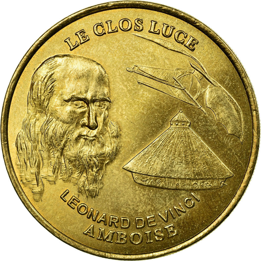 Francia, Token, Tourist Token, Amboise - Le Clos Lucé, Arts & Culture, 2001