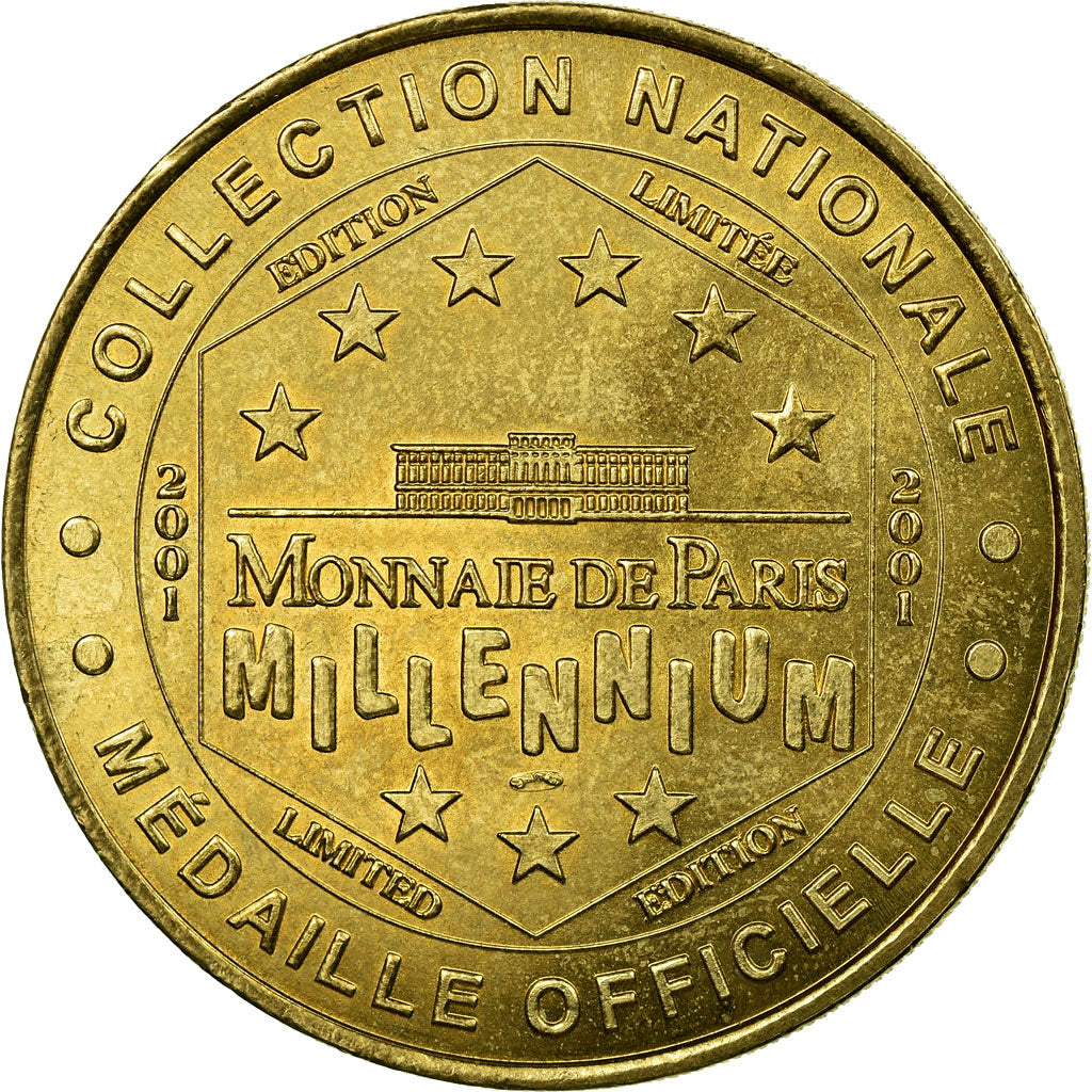 Francia, Token, Tourist Token, Amboise - Le Clos Lucé, Arts & Culture, 2001