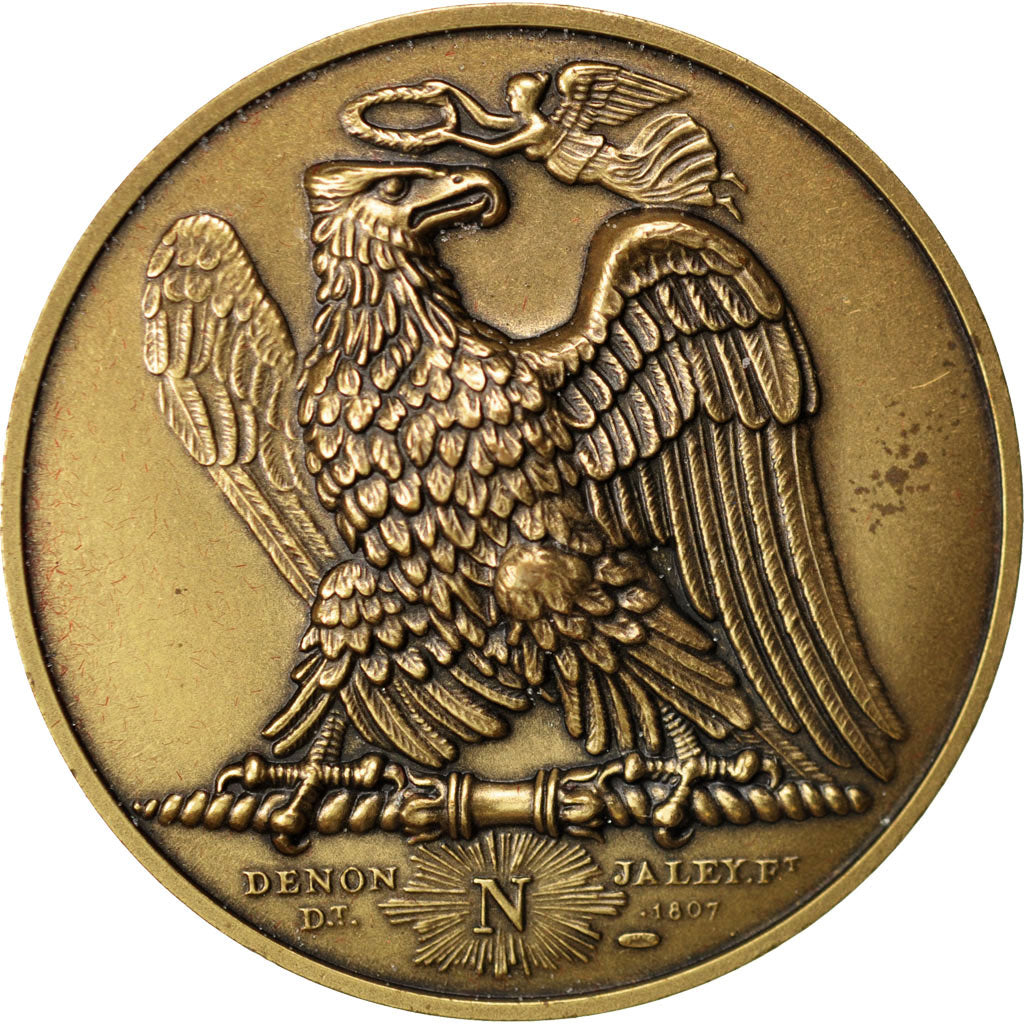 FRANCE, History, First French Empire, Medal, MS(65-70), Bronze, 41, 53.80
