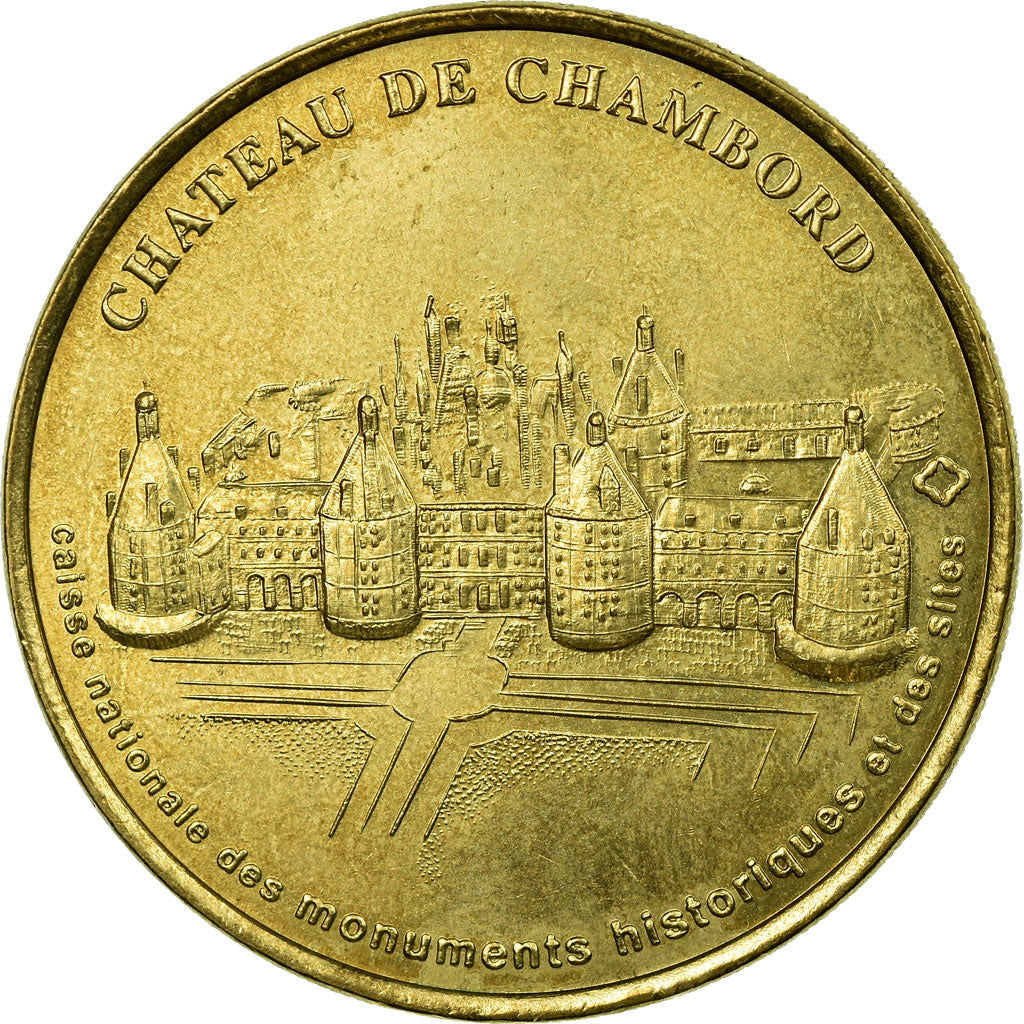 Francia, Token, Tourist Token, Chambord - Chateau, Arts & Culture, 1999, MBC