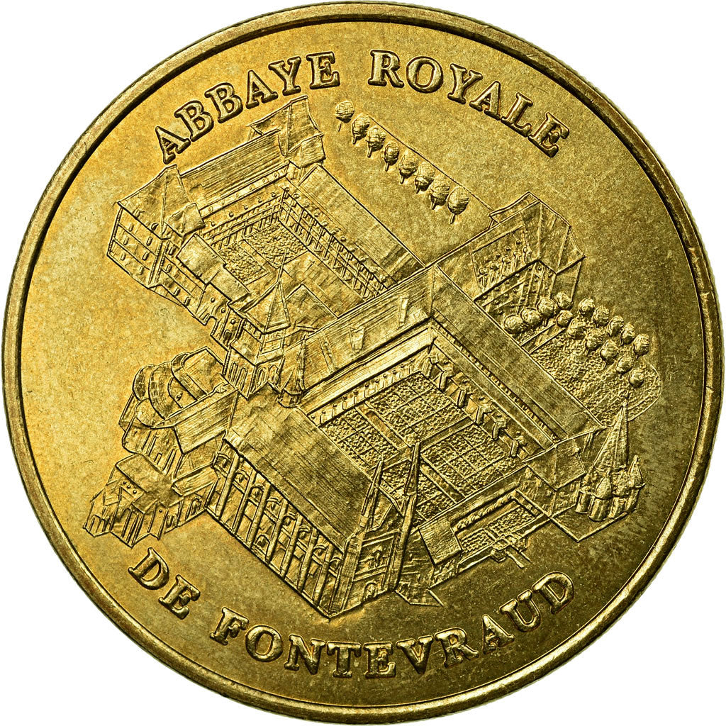 Frankreich, Token, Tourist Token, Fontevraud - Abbaye Royale n°1, Arts &