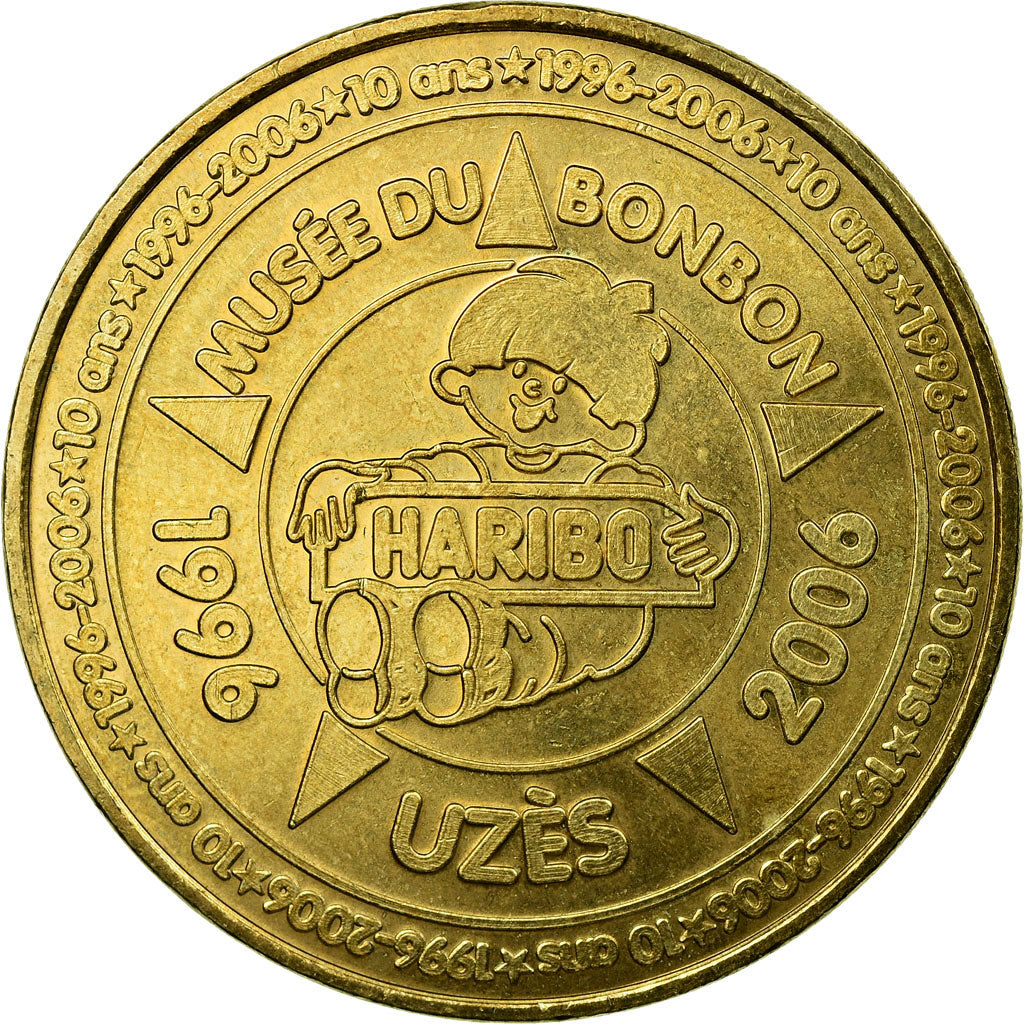 Frankreich, Token, Tourist Token, Uzès - Haribo n°1, Arts & Culture, 2006, SS