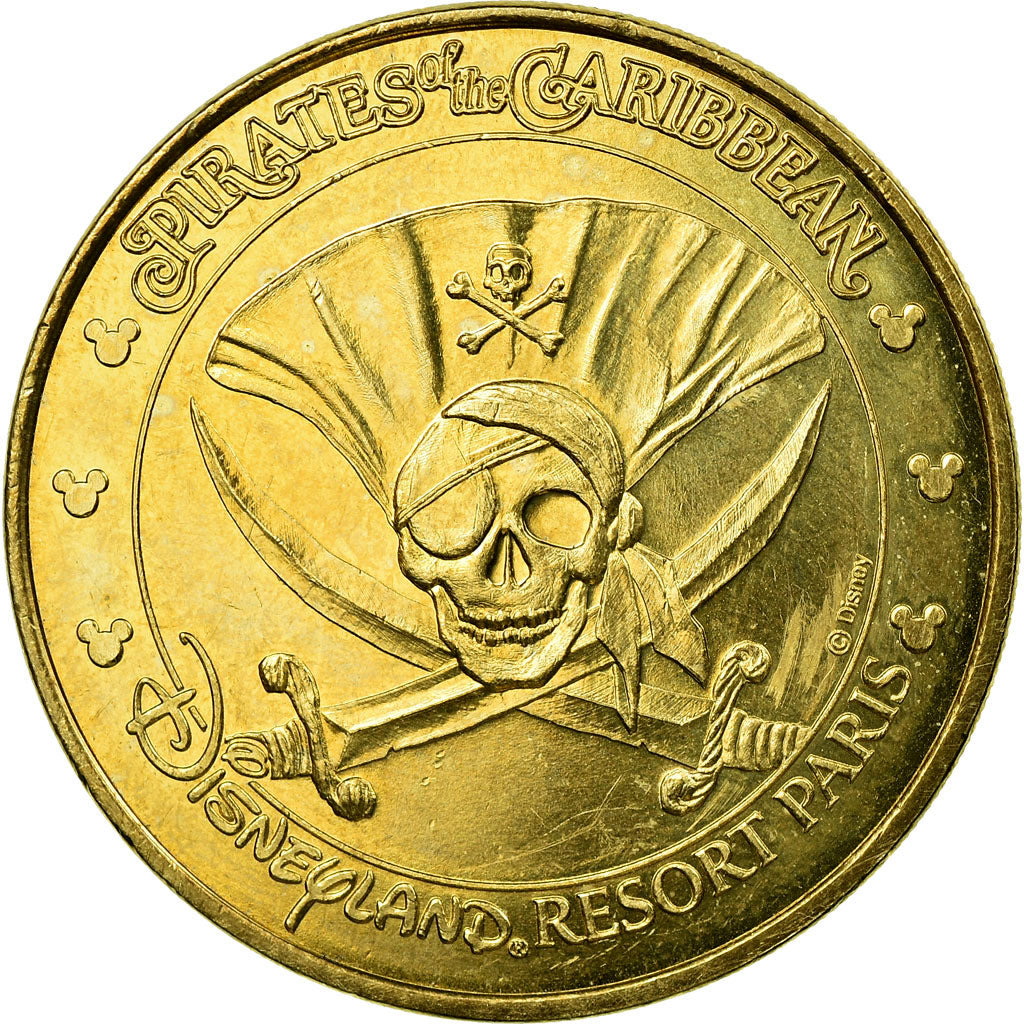 France, Token, Tourist Token, Disneyland - n°14 - Pirates of the Caribbean