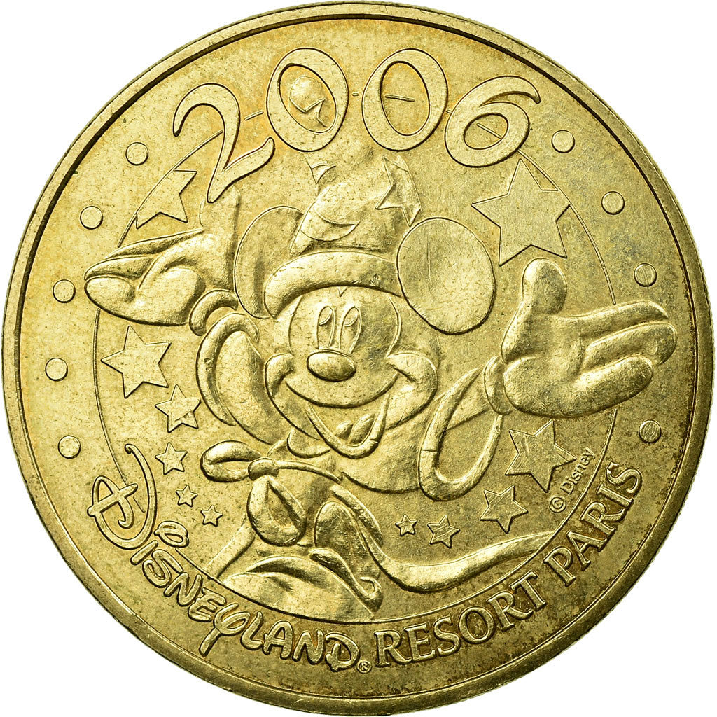 Francia, Token, Tourist Token, Disneyland n° 9 - Mickey 2006, Arts & Culture