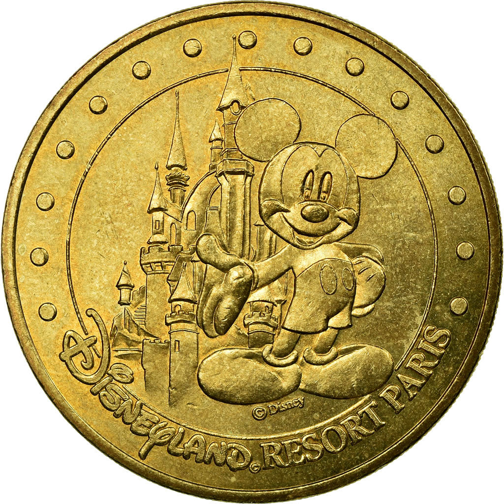 Frankreich, Token, Tourist Token, Disneyland n°1 - le château, Arts & Culture