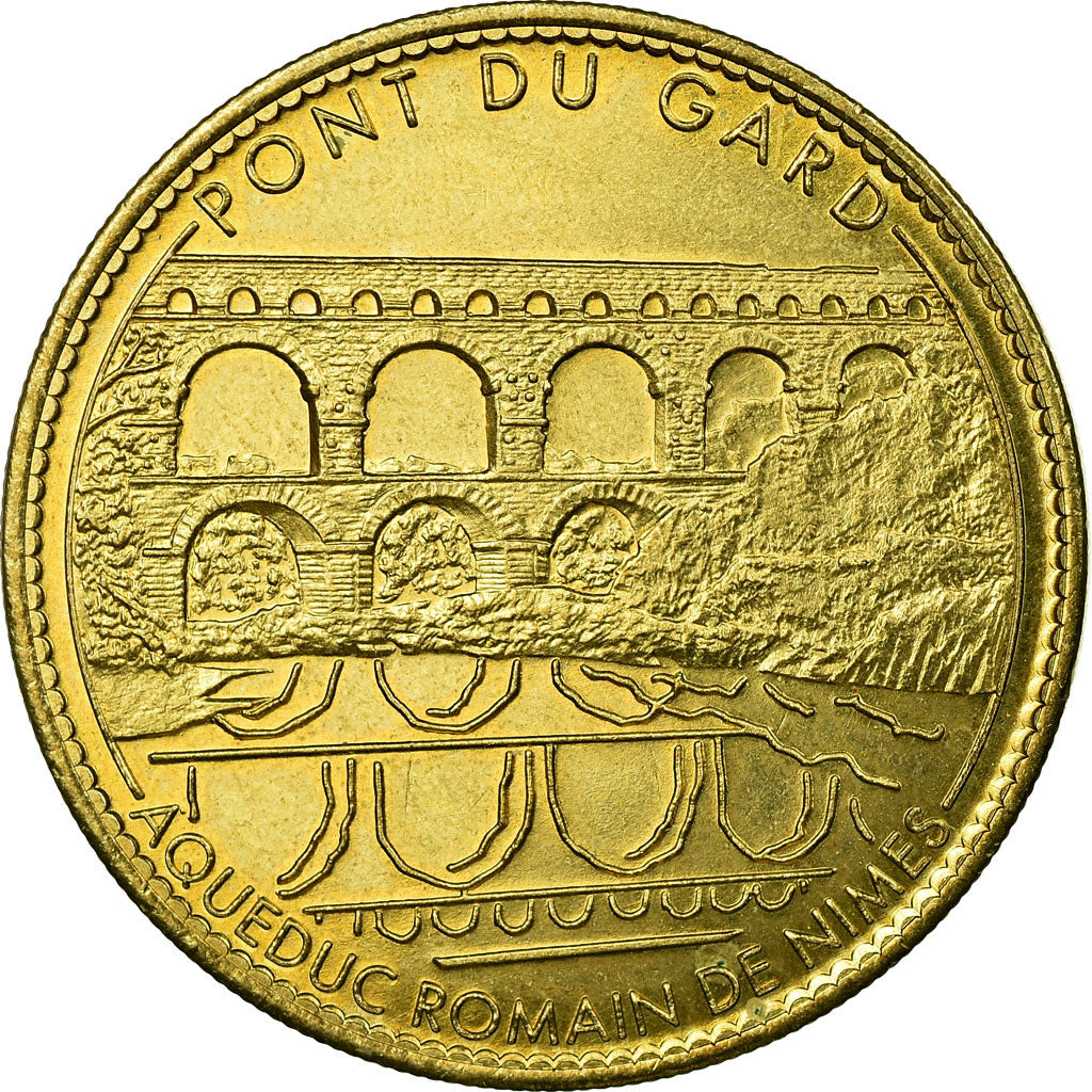 Francja, Token, Żeton turystyczny, Vers-Pont-du-Gard - Aqueduc romain n°1