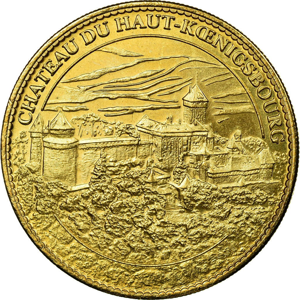 Francja, Token, Żeton turystyczny, Orschwiller - Chateau du Haut-Koenigsbourh