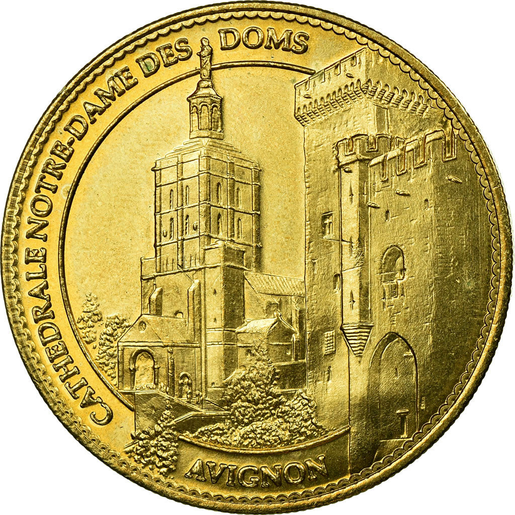 France, Token, Touristic token, Avignon - Cathédrale Notre Dame des Doms, 2007