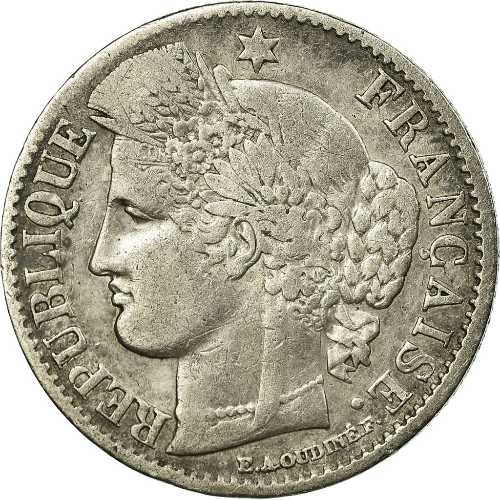 Münze, Frankreich, 50 Centimes, 1850, Paris, S, Silber, KM:769.1, Gadoury:411
