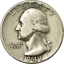 Monnaie, États-Unis, Washington Quarter, Quarter, 1941, U.S. Mint