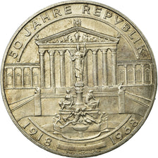 Coin, Austria, 50 Schilling, 1968, EF(40-45), Silver, KM:2904.1