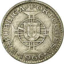 Coin, Mozambique, 20 Escudos, 1966, EF(40-45), Silver, KM:80a