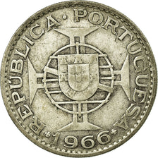 Coin, Mozambique, 20 Escudos, 1966, VF(30-35), Silver, KM:80a